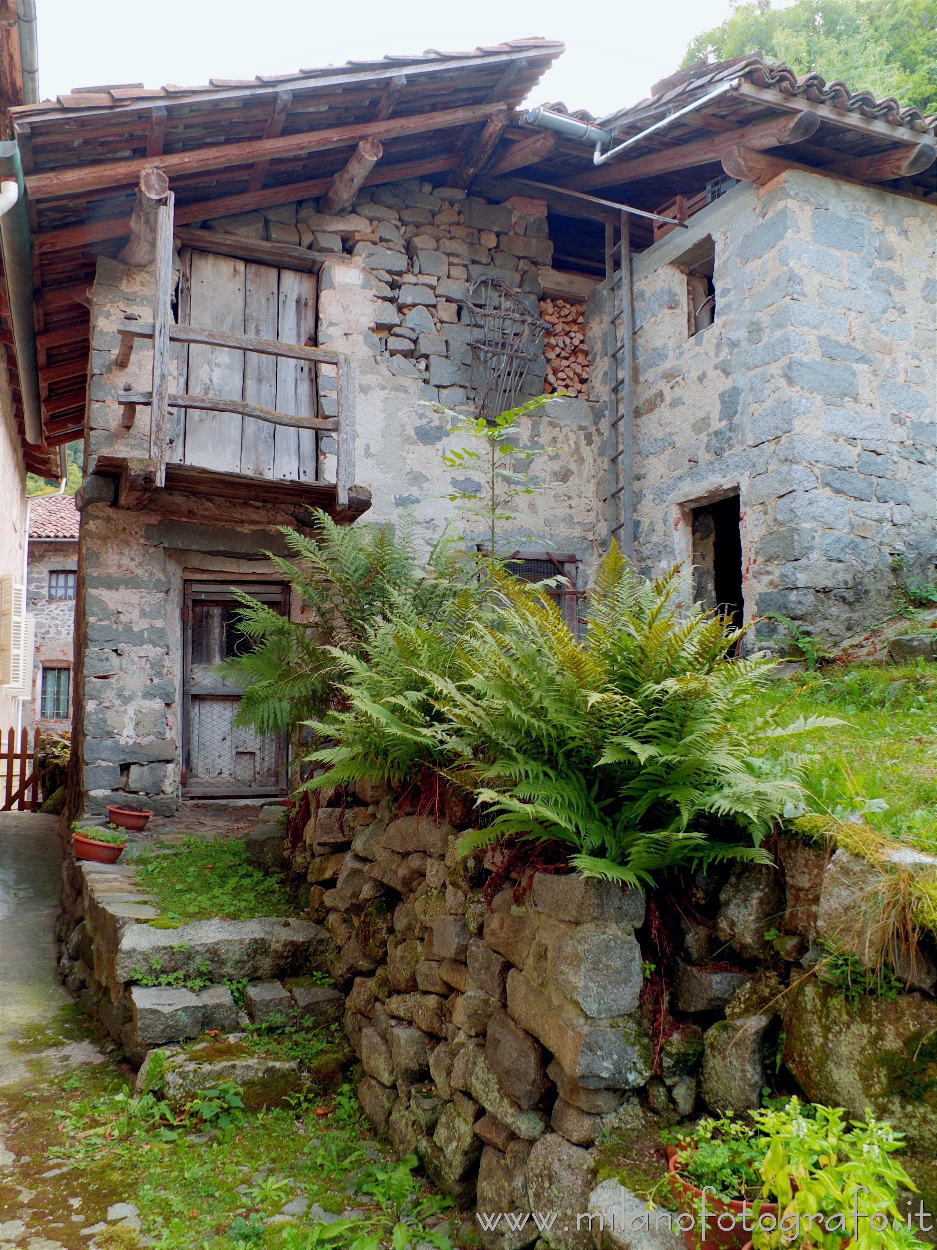 Driagno fraction of Campiglia Cervo (Biella, Italy) - Old house